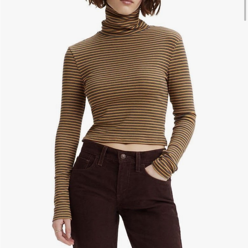 Levi's Women's Moon Rib Turtleneck